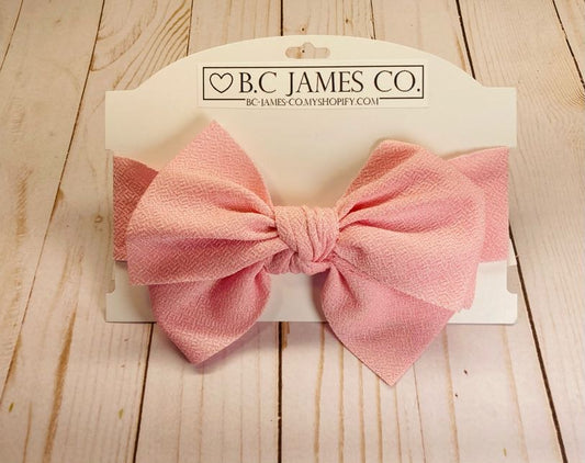 B.C JAMES CO. Pink big bow headband, Baby headbands, bow head bands