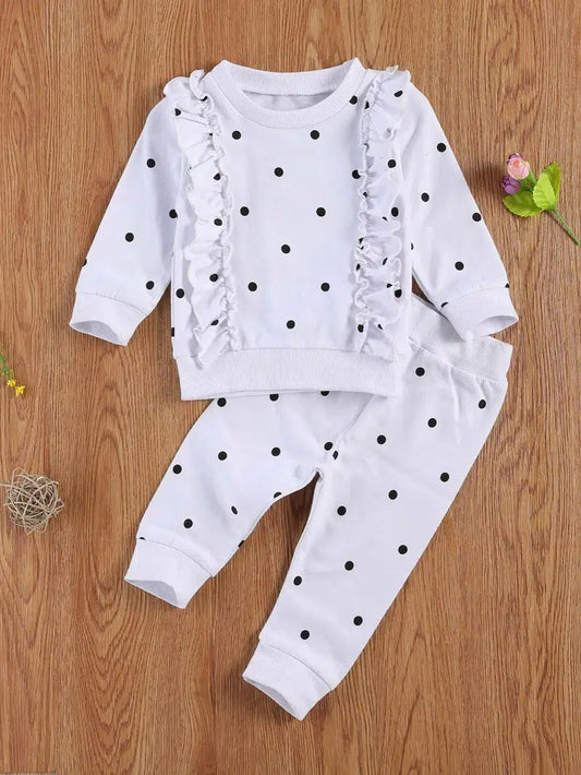 White & Black Polka