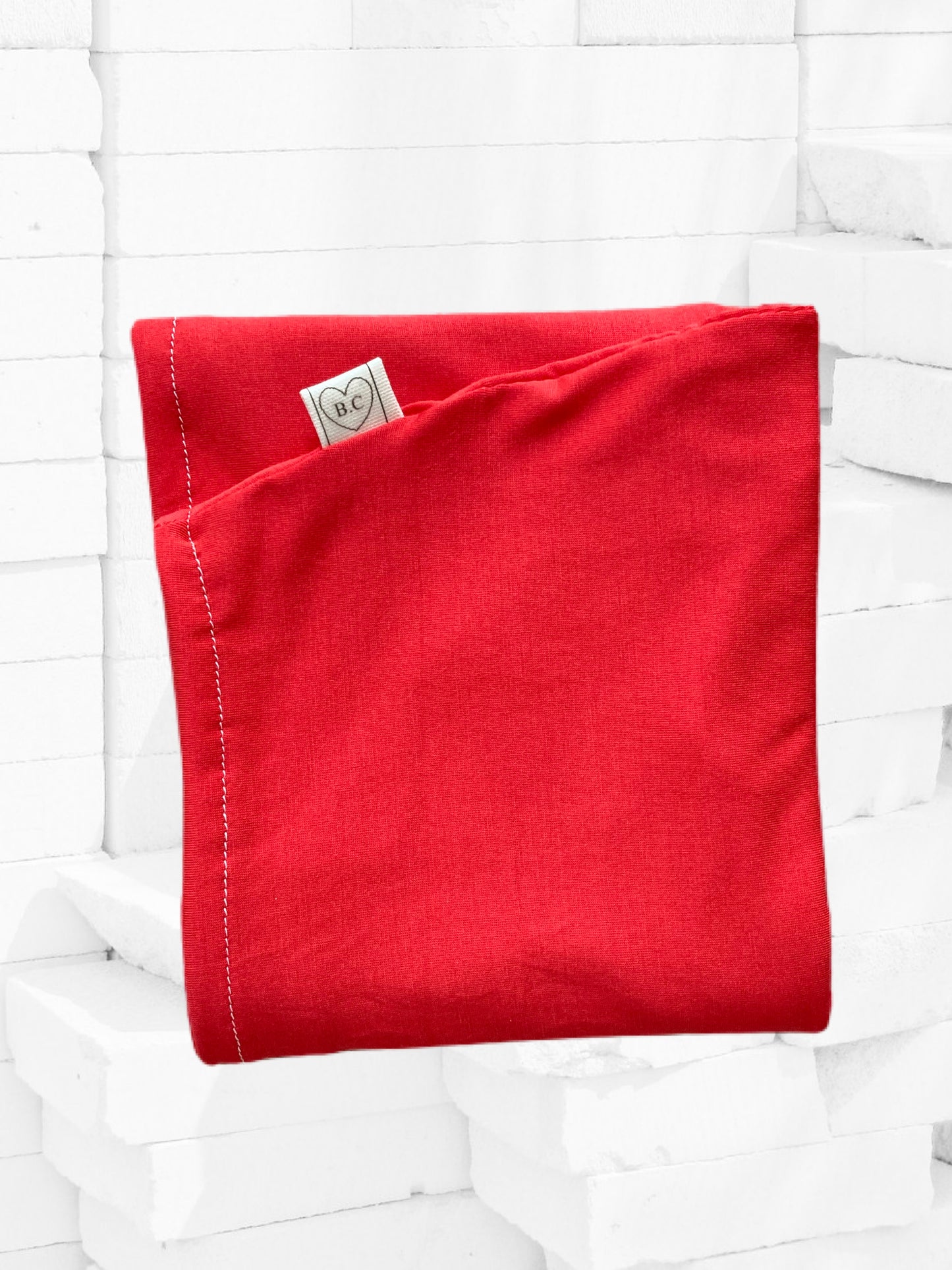 B.C JAMES CO. All red car seat cover, soft and stretchy