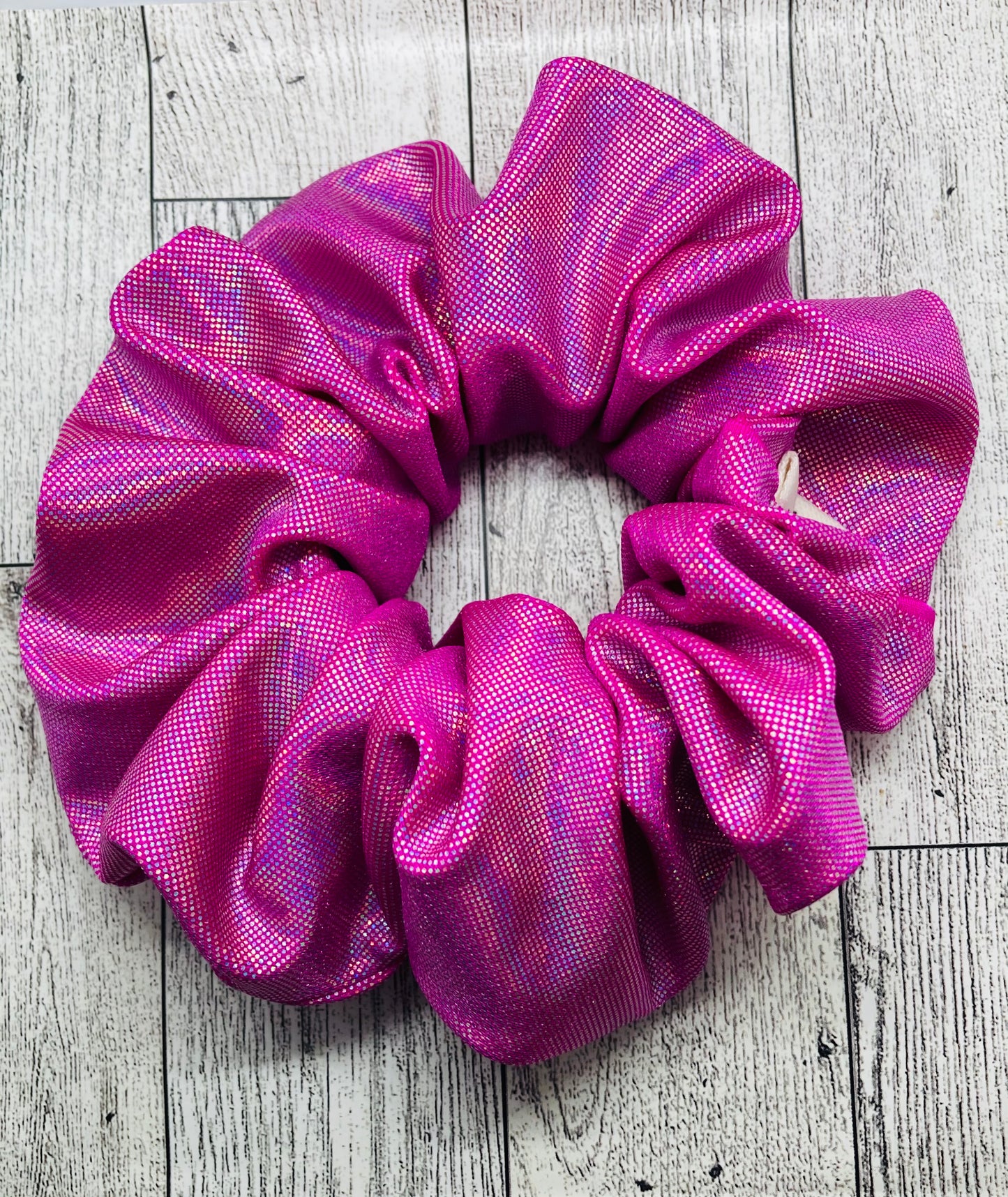 B.C JAMES CO. Retro pink disco SCRUNCHIE