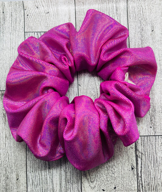 B.C JAMES CO. Retro pink disco SCRUNCHIE